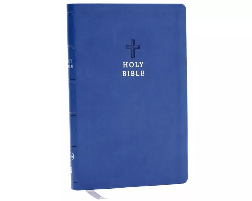 NKJV Holy Bible, Value Ultra Thinline, Blue Leathersoft, Red Letter, Comfort Print