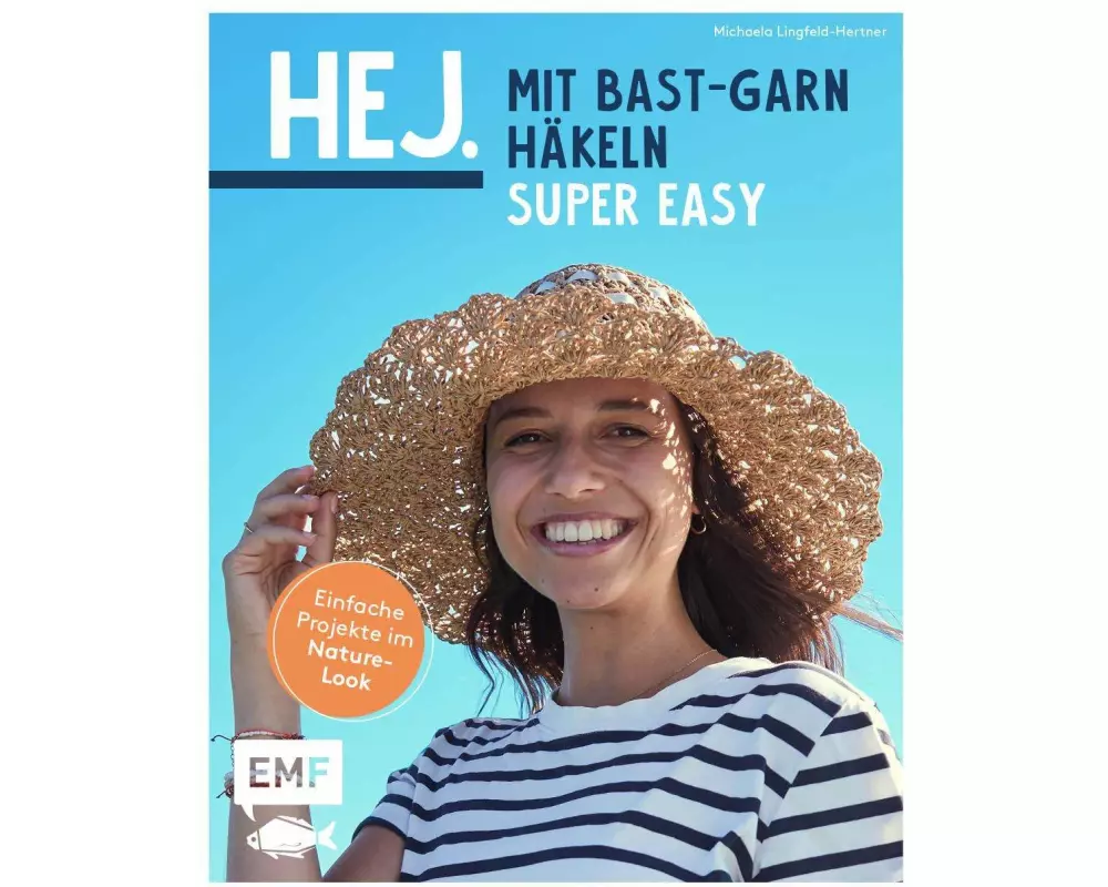 Hej. Mit Bast-Garn häkeln super easy