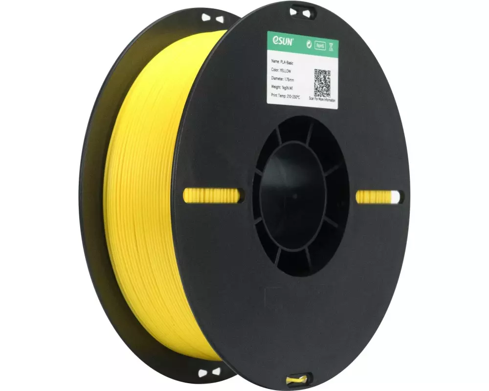 eSun Filament PLA Basic, Gelb 1.75 mm 1 kg