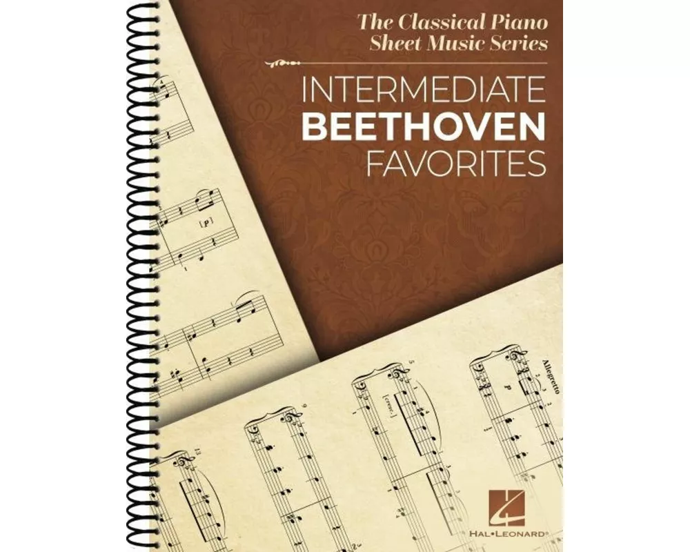 Intermediate Beethoven Favorites: Classical Piano Sheet Music Series