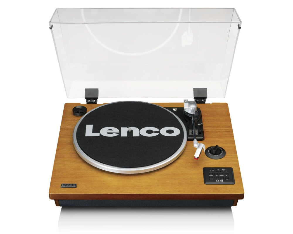 Lenco Plattenspieler LS-55, Walnuss