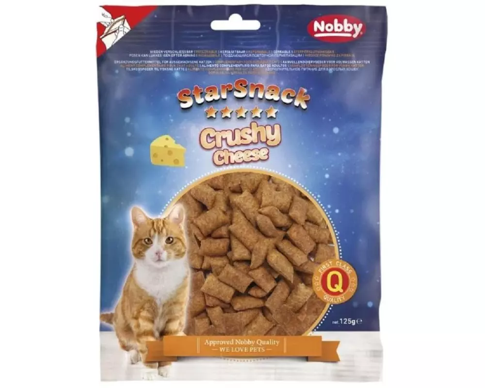Nobby Katzen-Snack StarSnack Crushy Cheese, 125 g