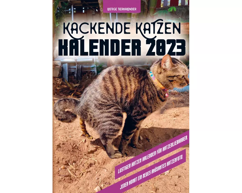 Kackende Katzen Kalender 2023