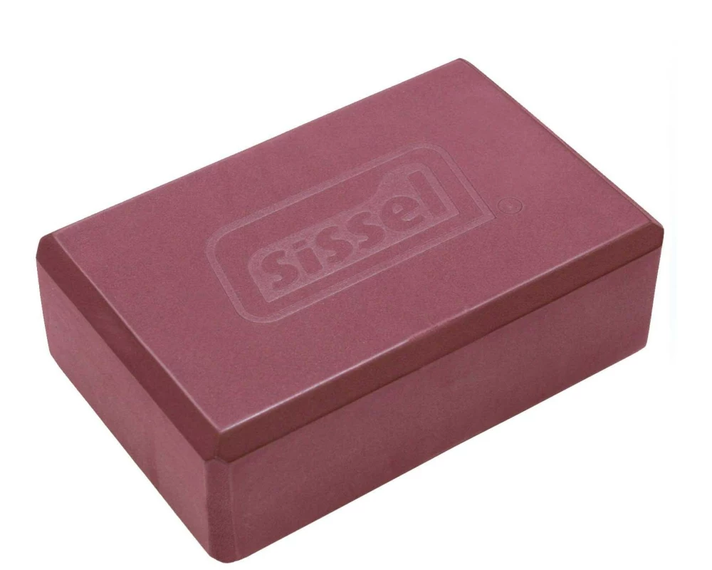 SISSEL Yoga Block Bordeaux