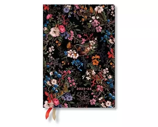 Floralia (William Kilburn) Midi 18-month Dayplanner 2024