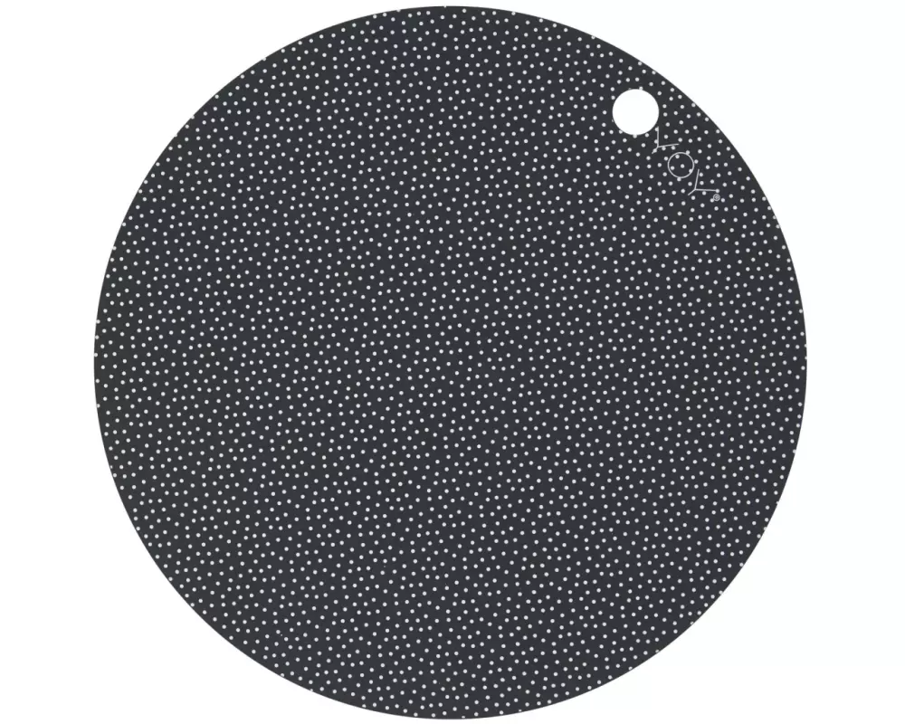 OYOY Tischset 39 cm, 2 Stück, Dunkelgrau