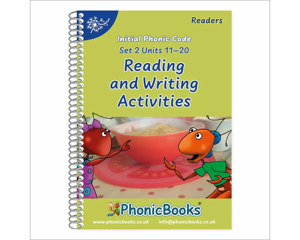 Phonic Books Dandelion Readers Reading and Writing Activities Set 2 Units 11-20