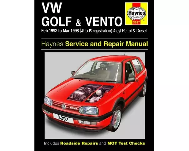 VW Golf & Vento Petrol & Diesel (Feb 92 - Mar 98)