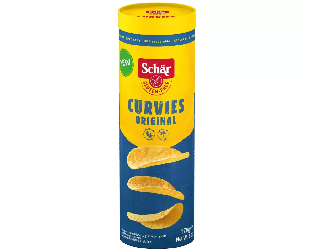 Dr.Schär Chips Curvies Original 170 g