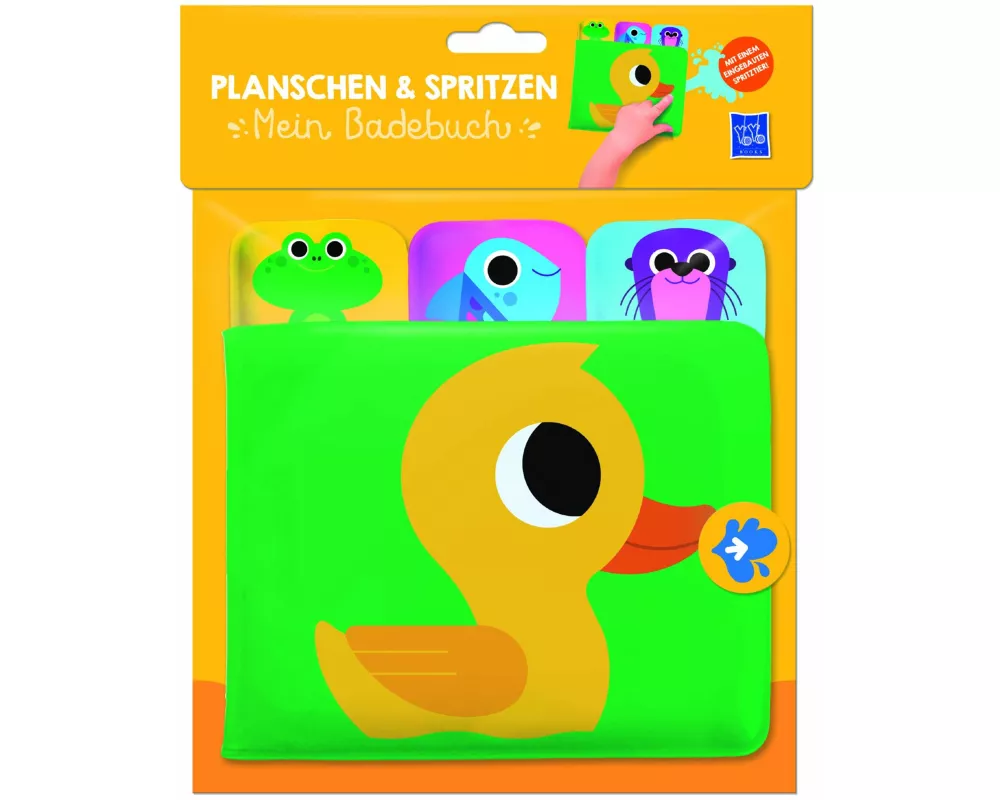 Planschen & Spritzen - Mein Badebuch (Ente)