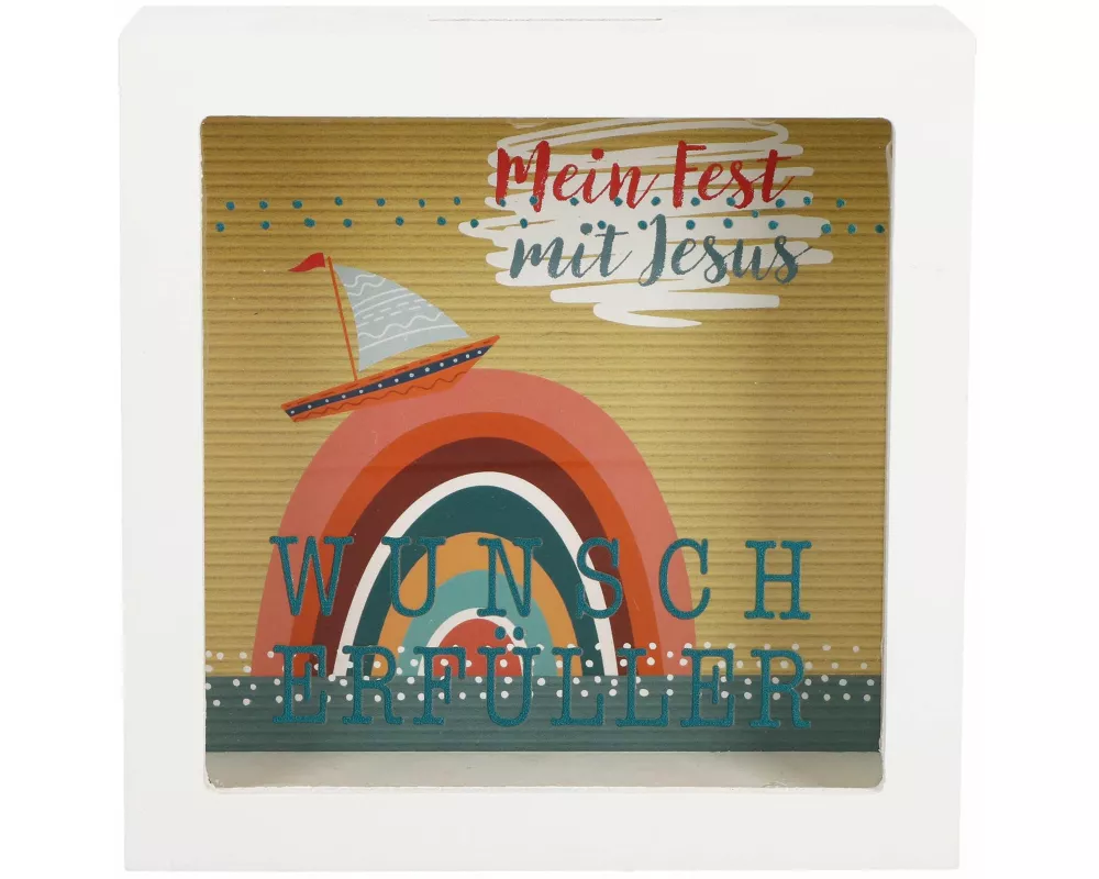 Wunscherfüller. Bilderrahmen-Spardose