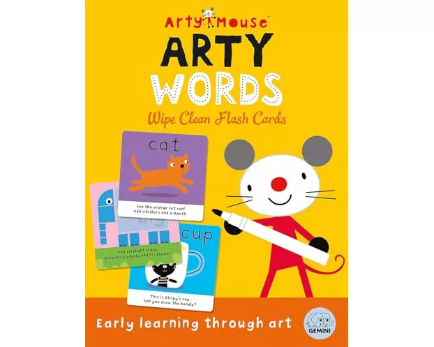 Arty Mouse Arty Words Wipe Clean Flash Cards