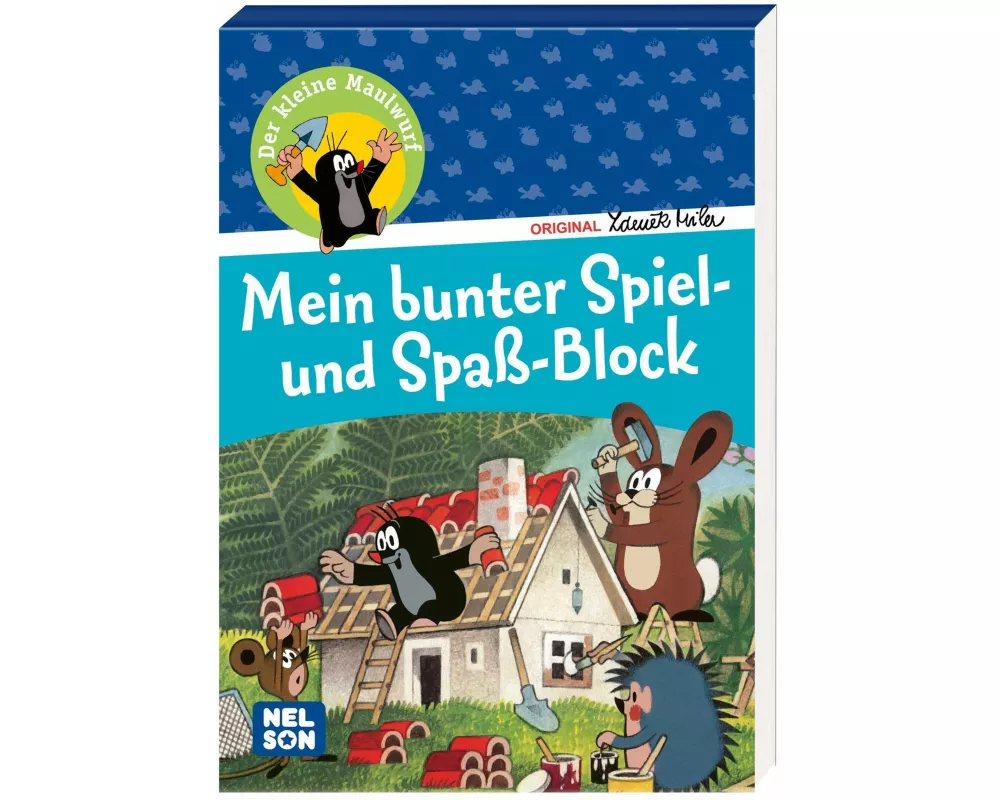 Der kleine Maulwurf: Mein bunter Spiel- und Spaß-Block