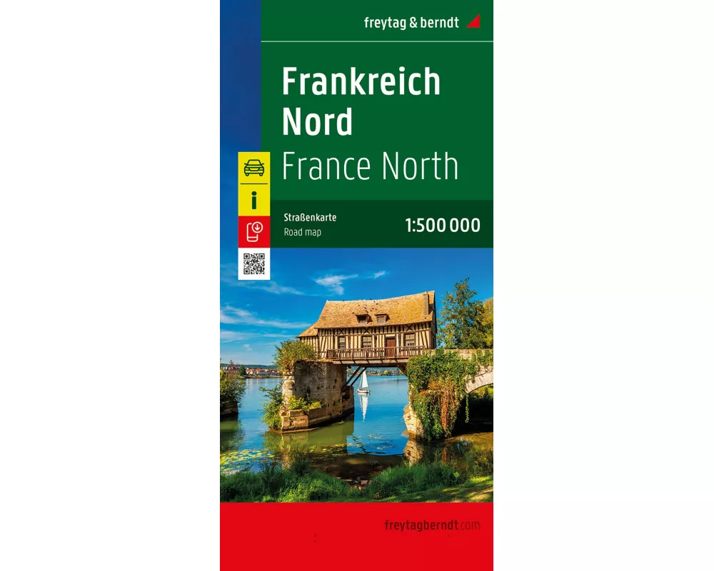 freytag & berndt Straßenkarte Frankreich Nord 1:500.000