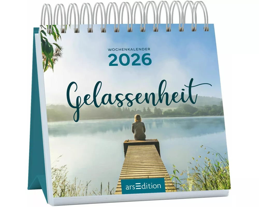 Mini-Wochenkalender Gelassenheit 2026