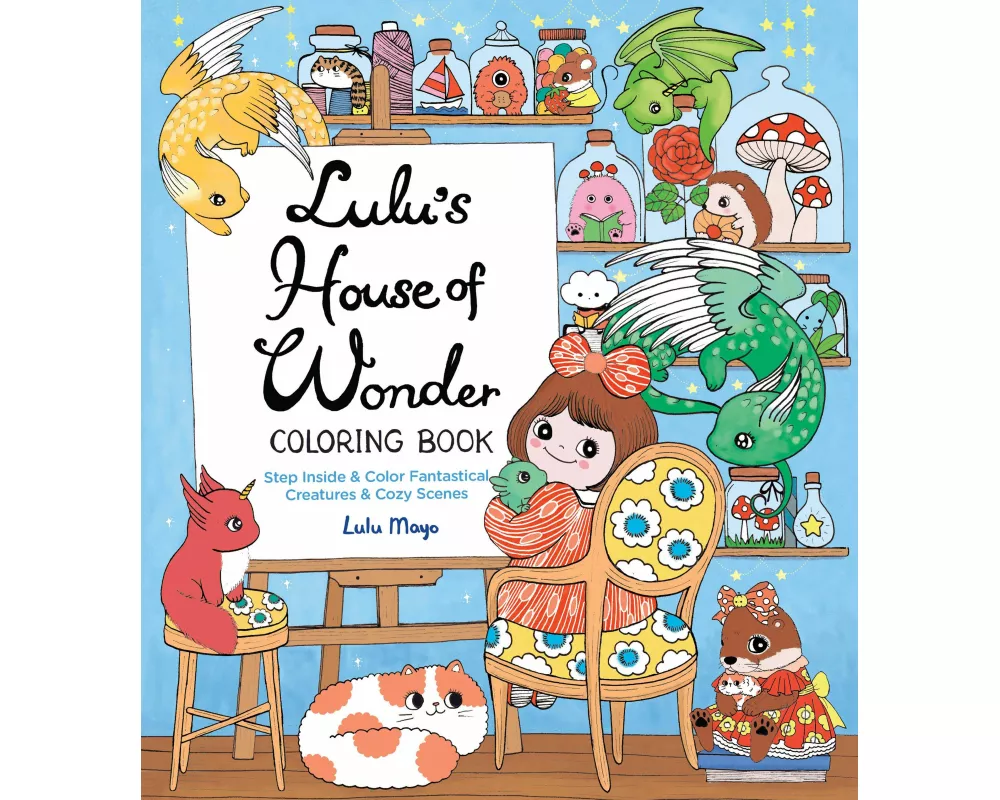 Lulu's House of Wonder Coloring Book