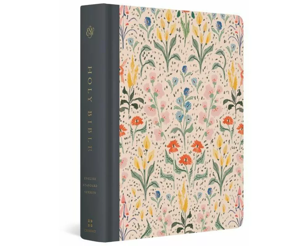 ESV Single Column Journaling Bible, Artist Series (Cloth Over Board, Lulie Wallace, in Bloom)