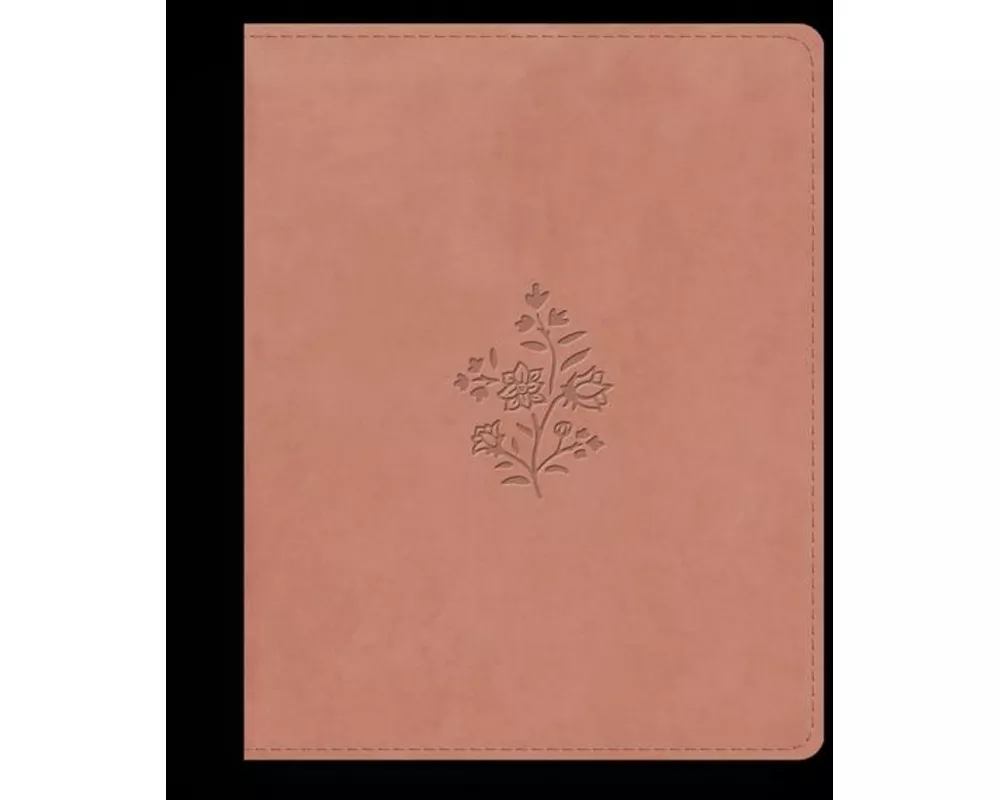 ESV Single Column Journaling Bible (Trutone, Blush Rose, Wildflower Design)