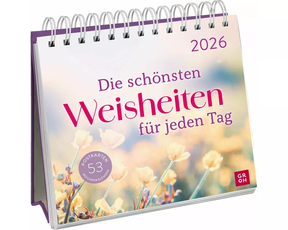 Postkartenkalender 2026: Die schönsten Weisheiten für jeden Tag