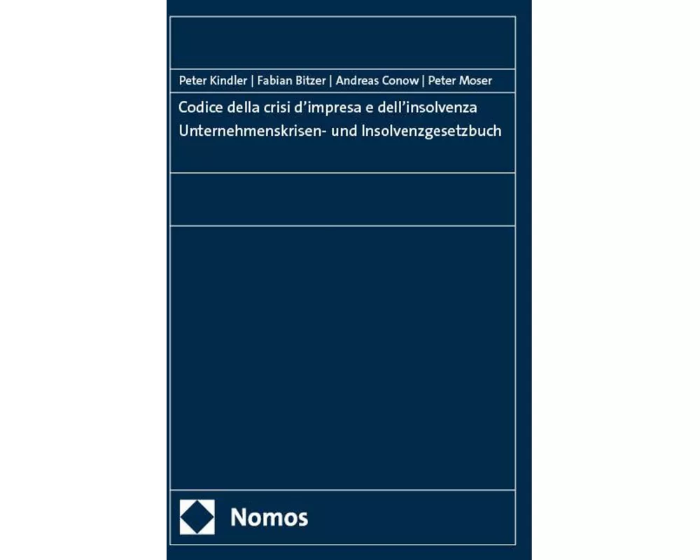 Codice della crisi d’impresa e dell’insolvenza | Unternehmenskrisen- und Insolvenzgesetzbuch