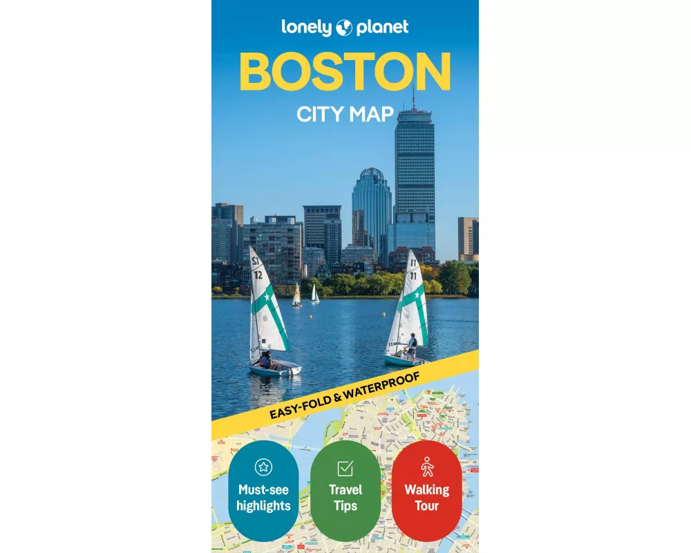 Lonely Planet Boston City Map