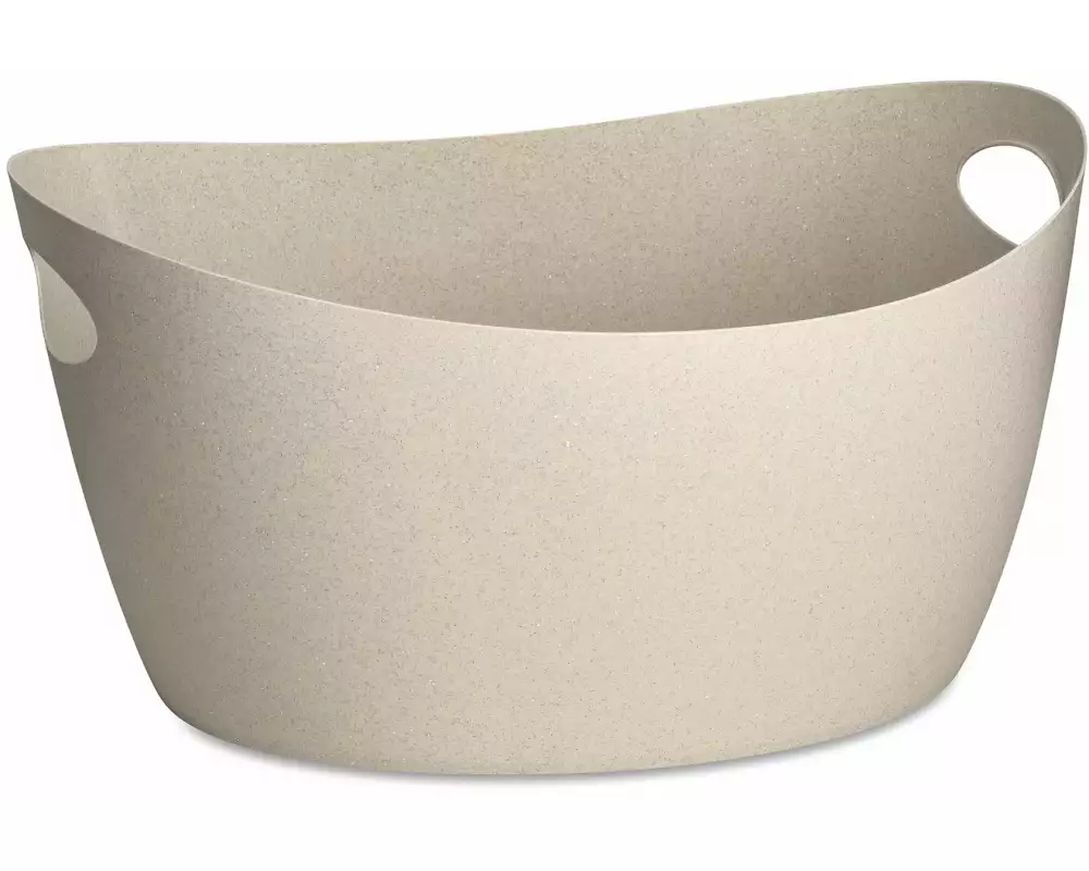 Koziol Wäschekorb Bottichelli L 15 l, Beige/Gelb