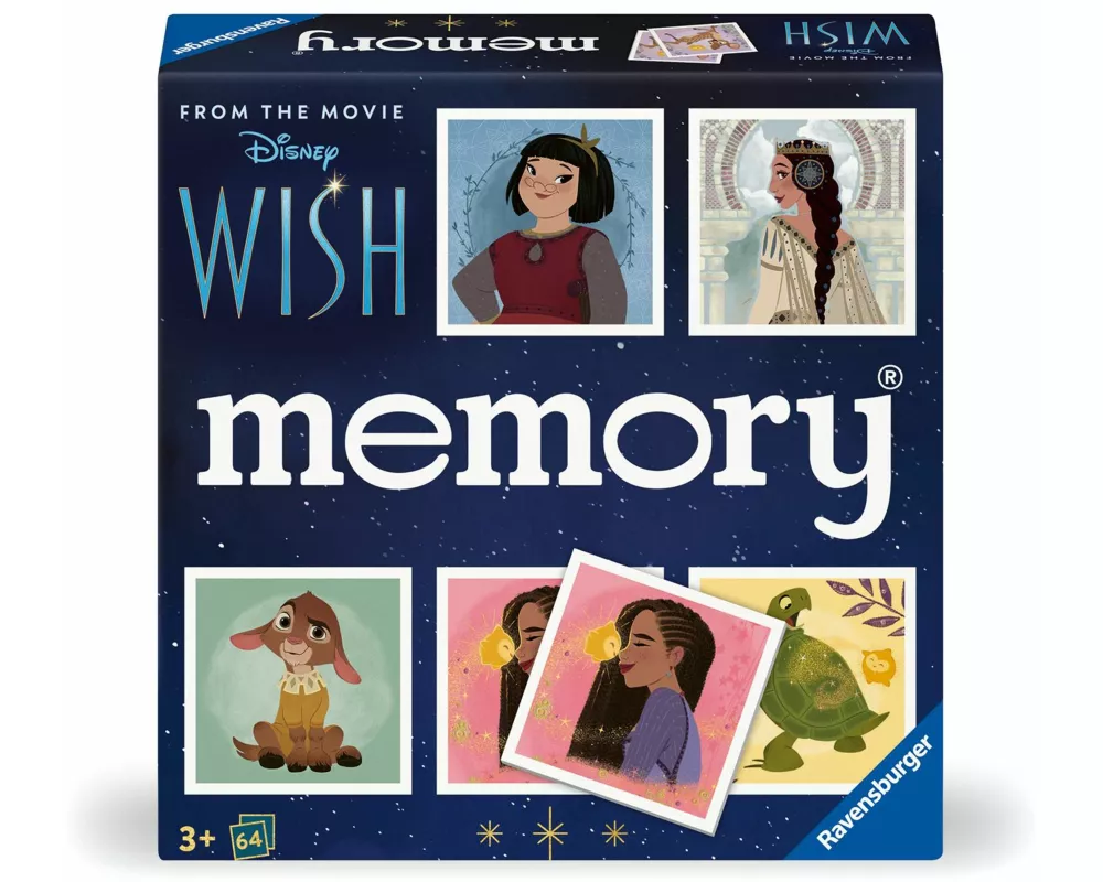 memory Disney Wish - Gesellschaftsspiel & Brettspiel ab 3 Jahre