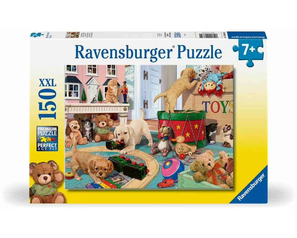 Kinderpuzzle 150 XXL Teile - Verspielte Welpen