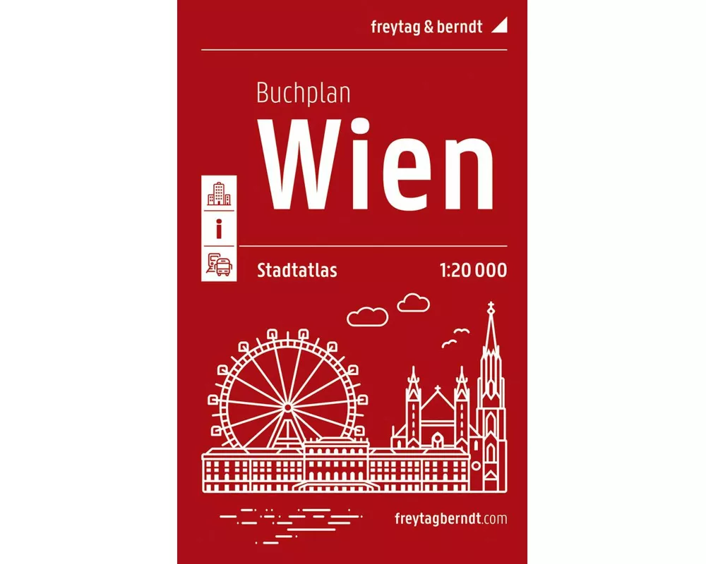 freytag & berndt Stadtatlas Wien Buchplan 1:20.000