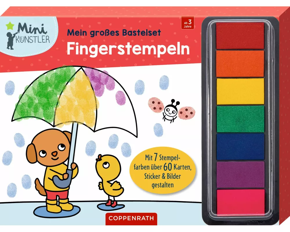 Mein großes Bastelset: Fingerstempeln