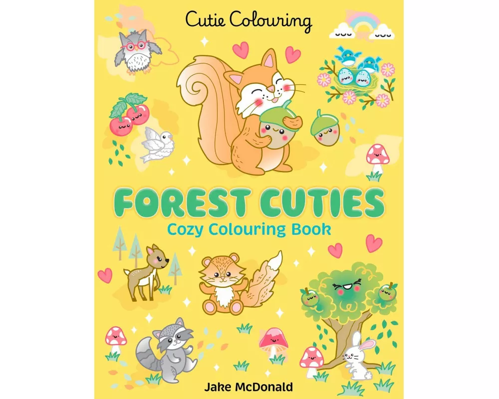 Forest Cuties: Colouring Book