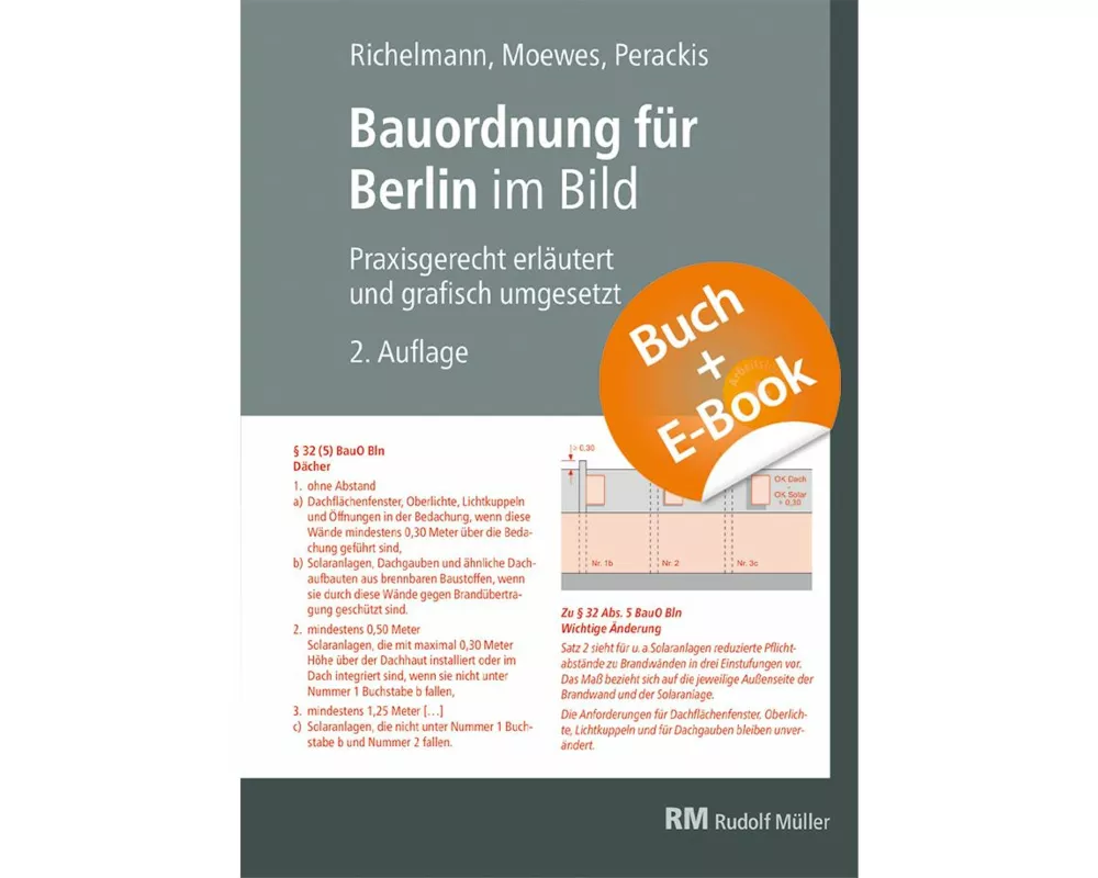 Bauordnung für Berlin im Bild mit E-Book (PDF)