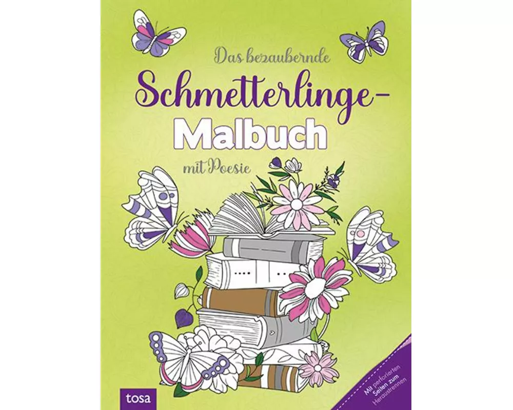 Das bezaubernde Schmetterlinge-Malbuch