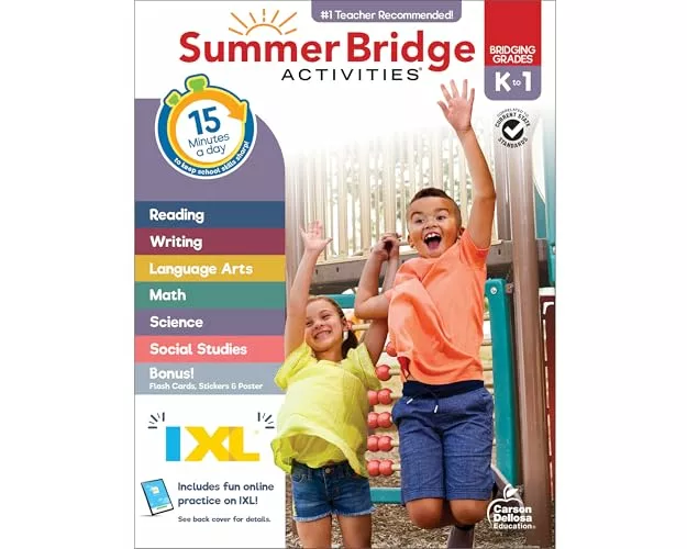 Summer Bridge Activities, Grades K - 1
