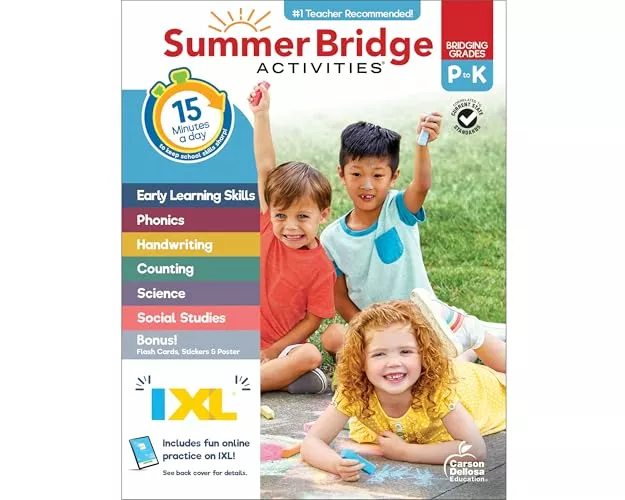 Summer Bridge Activities, Grades Pk - K