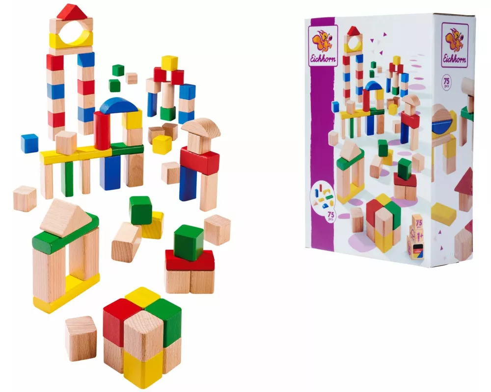 EH Holzbausteine Bunt /Natur