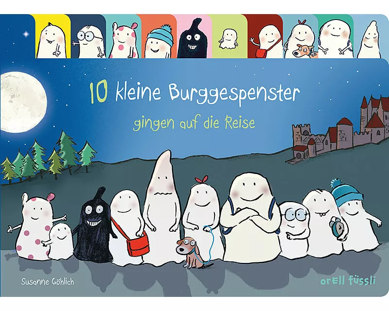 10 kleine Burggespenster gingen auf die Reise