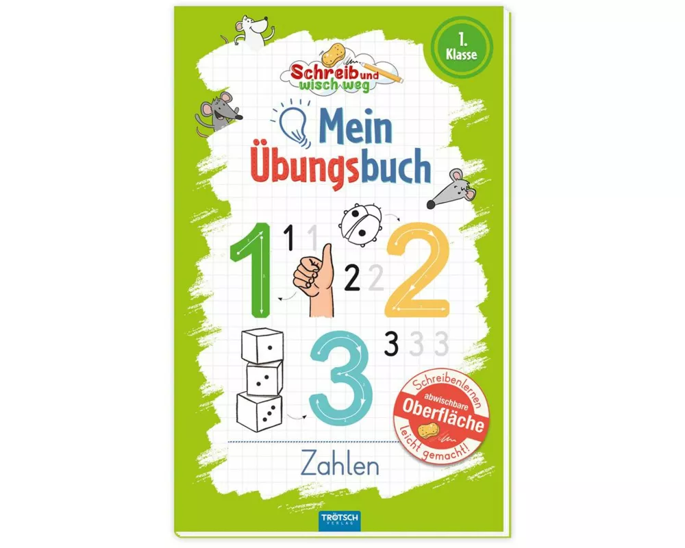 Trötsch Mein Übungsbuch Schreib und wisch weg Zahlen