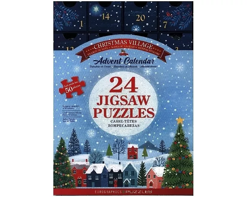 Puzzle Adventskalender - - Christmas Village