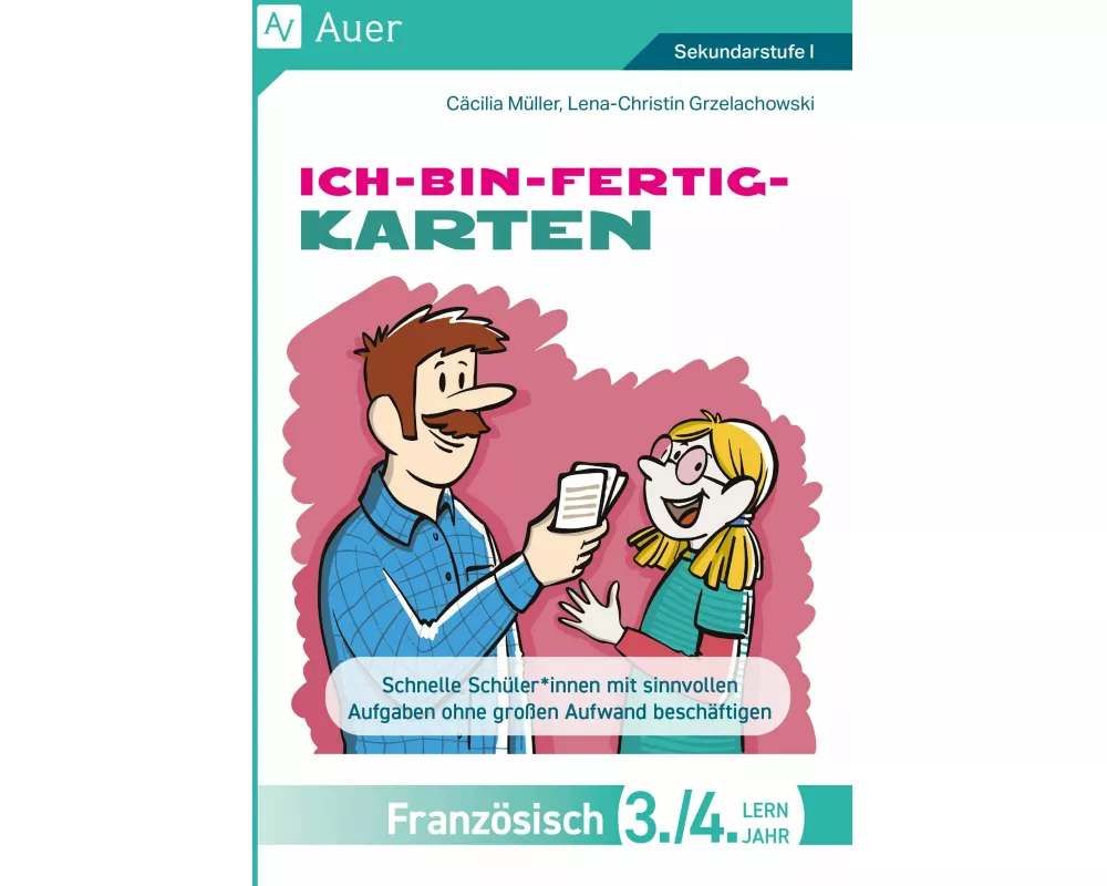 Ich-bin-fertig-Karten Französisch Lernjahr 3-4
