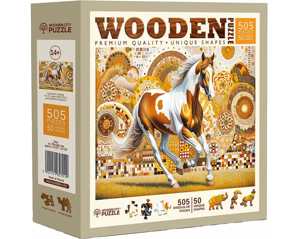 Holzpuzzle L. ELEGANT HORSE