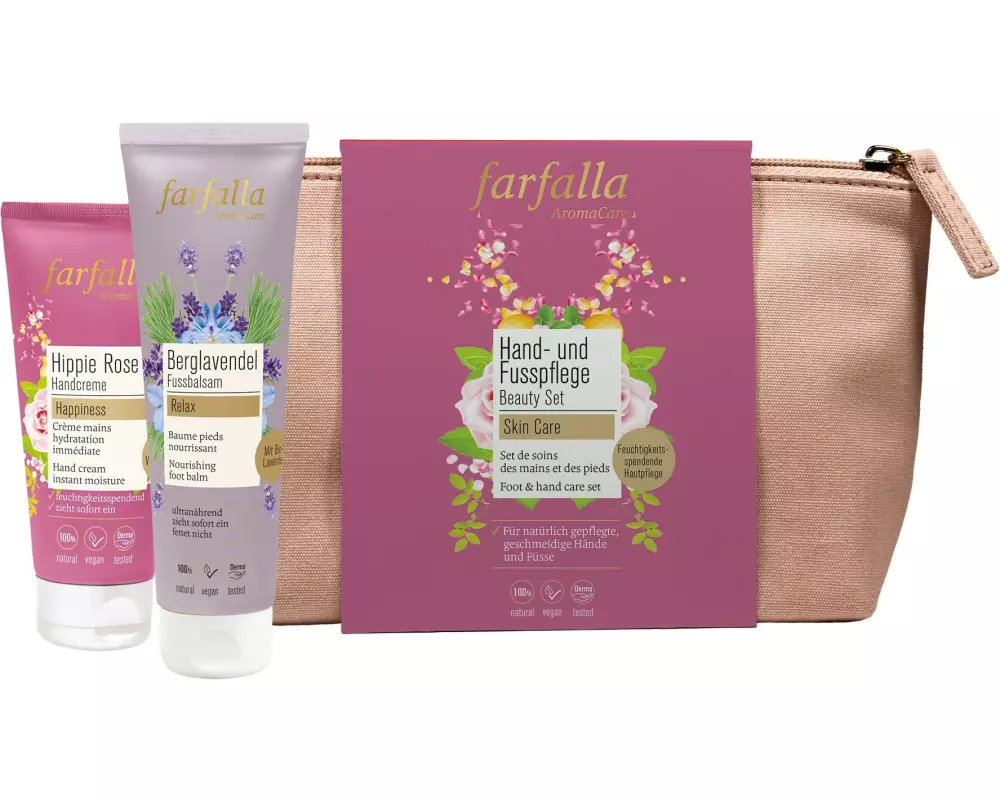 Farfalla Geschenkset Hand- und Fusspflege Beauty 2-tlg