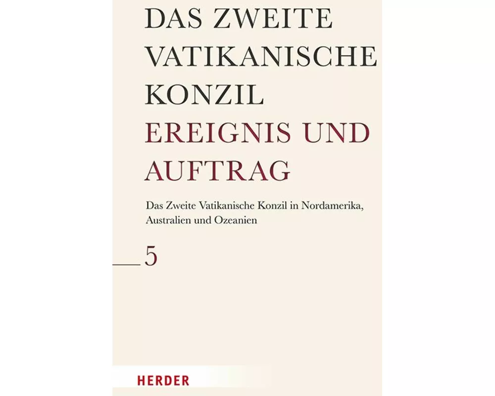 Das Zweite Vatikanische Konzil in Nordamerika, Australien und Ozeanien
