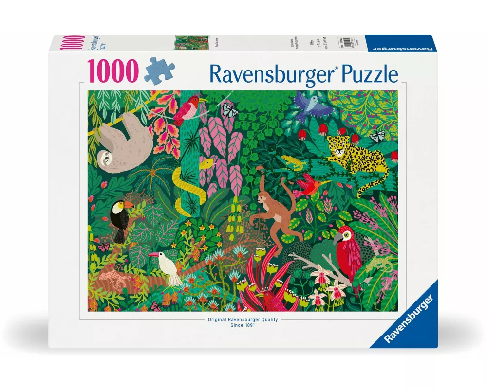 Erwachsenenpuzzle 1000 Teile - Magischer Regenwald