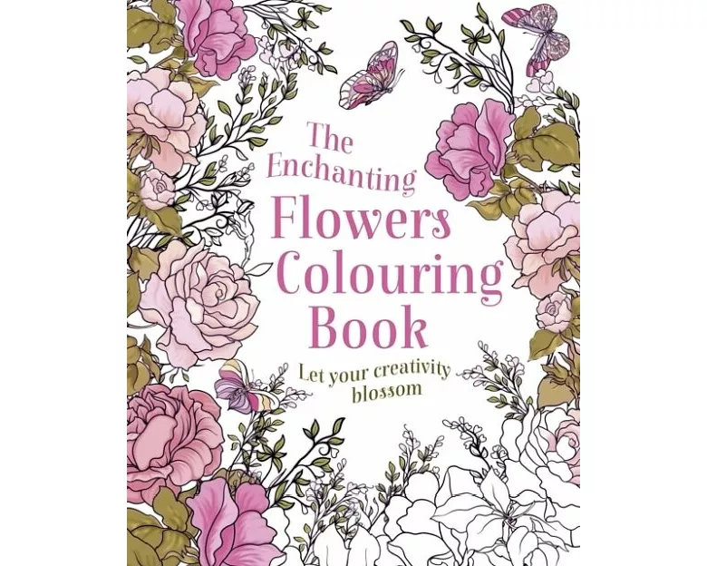 The Enchanting Flowers Colouring Book