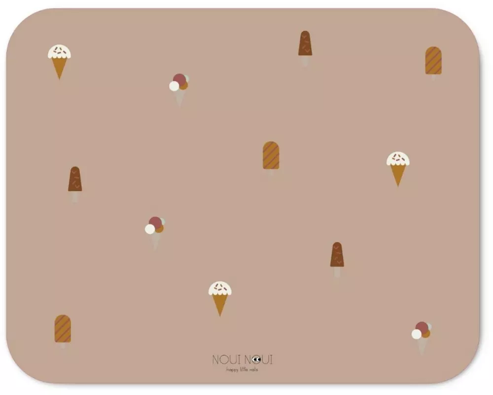 Noui Noui Bodenschutzmatte Ice Cream Old Rose 120 x 95 cm