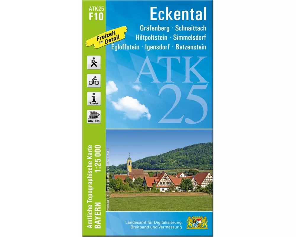 ATK25-F10 Eckental (Amtliche Topographische Karte 1:25000)