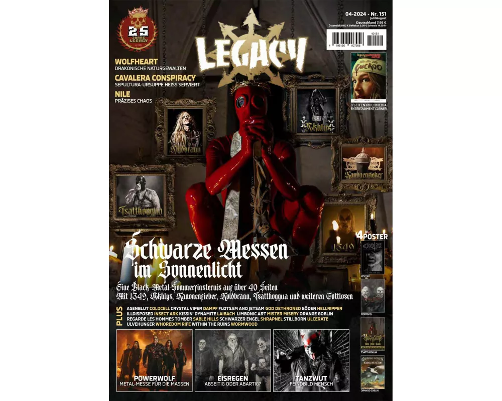 LEGACY MAGAZIN: THE VOICE FROM THE DARKSIDE. Ausgabe #151 (4/2024)