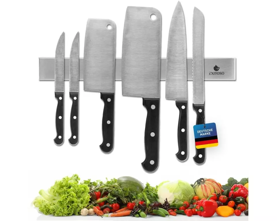 Exitoso Magnetschiene für Messer Silber