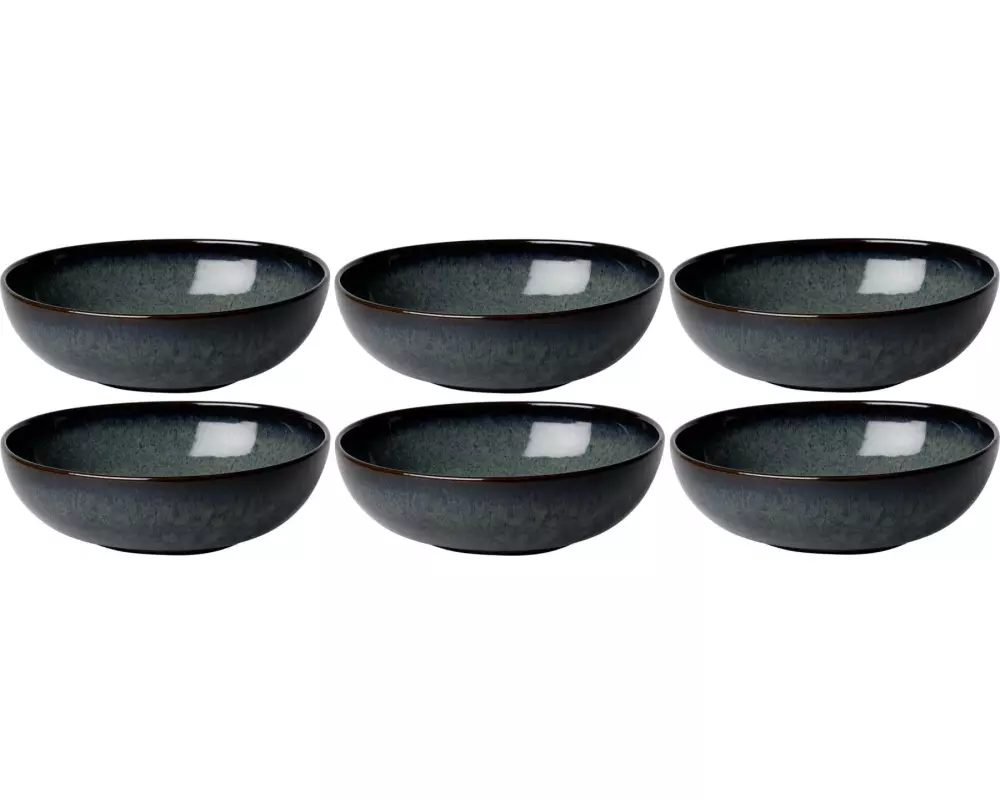 Villeroy & Boch Snackschale Lave 6 Stück, Graugrün